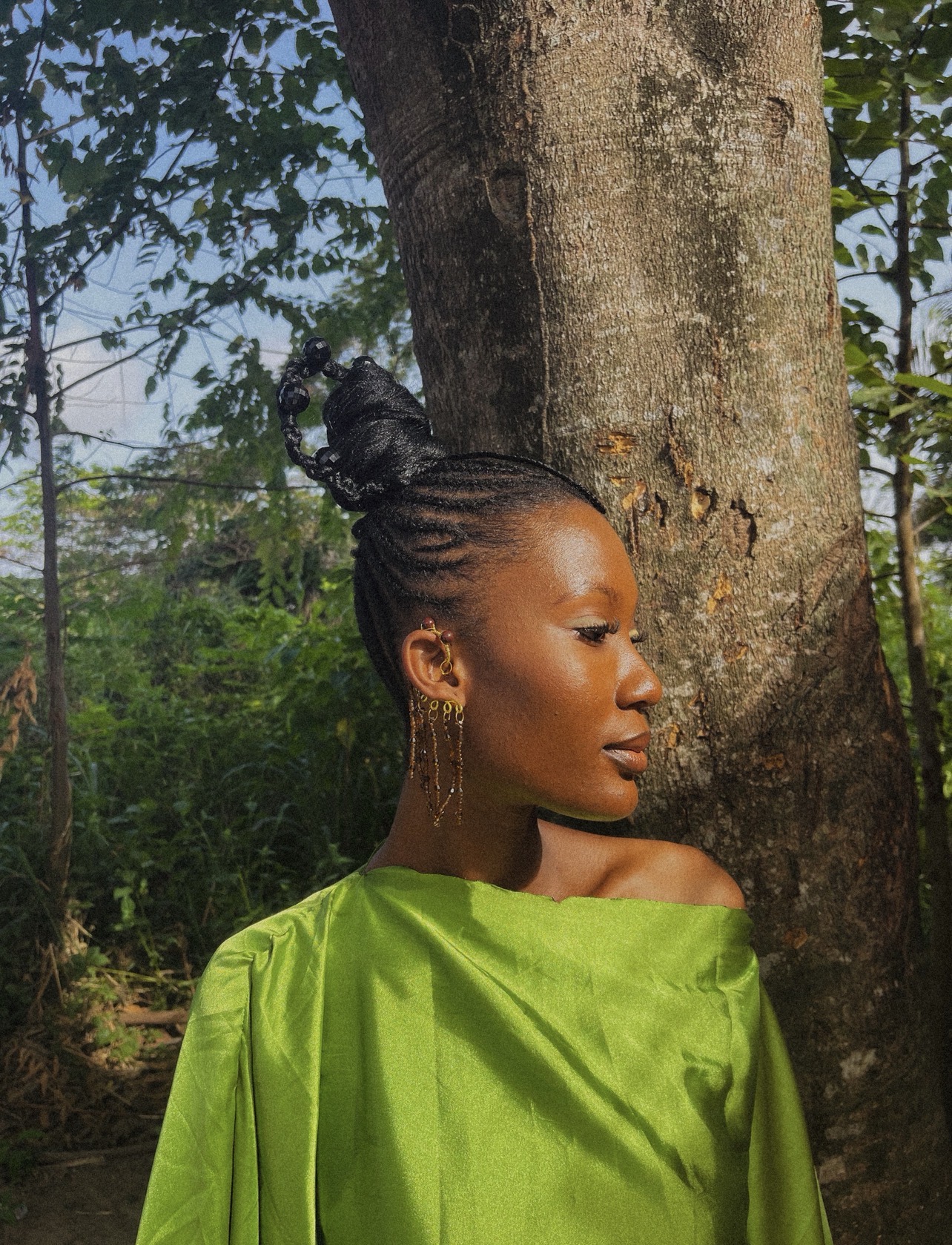 Uju Earrings- COCOA — handcrafted jewelry by JENAMÉE