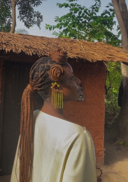 Uju Earrings - OLIVE 