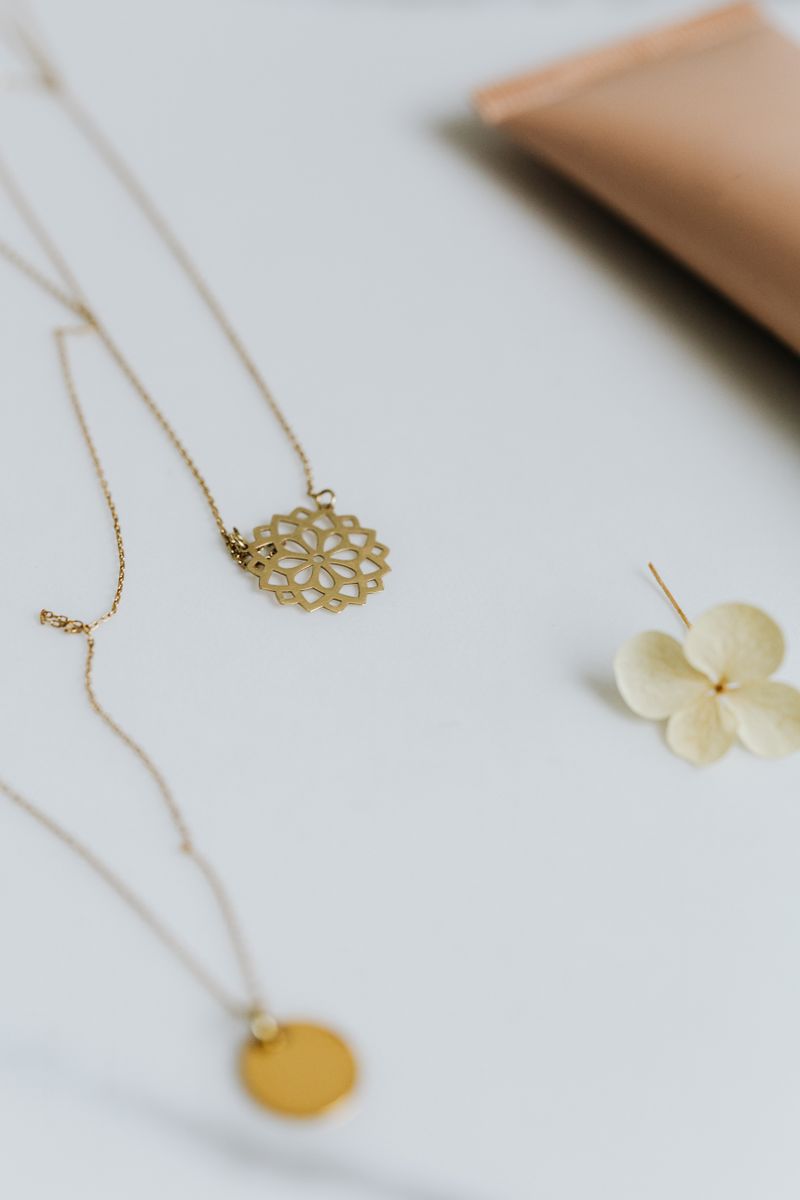 Test Gold Pendant Necklace
